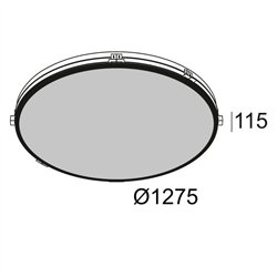 Delta Light SUPERNOVA LINE TRIMLESS 125 TW Built in spot