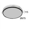 Delta Light SUPERNOVA LINE TRIMLESS 65 TW Built in spot