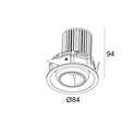 Delta Light ENTERO RD-S WALLWASH Inbouwspot