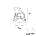 Delta Light ENTERO RD-S IP Inbouwspot