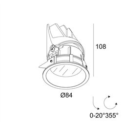 Delta Light ENTERO RD-S IP Built in spot