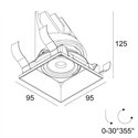 Delta Light ENTERO SQ-M TRIMLESS Inbouwspot