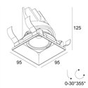 Delta Light ENTERO SQ-M TRIMLESS SOFT Inbouwspot