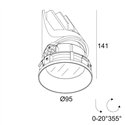 Delta Light ENTERO RD-M TRIMLESS IP SOFT Inbouwspot