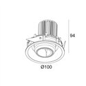 Delta Light ENTERO RD-M WALLWASH Inbouwspot