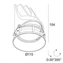 Delta Light ENTERO RD-L TRIMLESS TW Inbouwspot