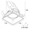 Delta Light ENTERO SQ-L TRIMLESS TW 96518 Built in spot