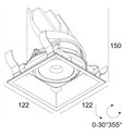 Delta Light ENTERO SQ-L Inbouwspot