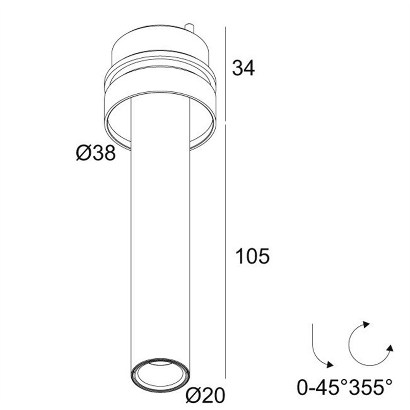 Delta Light UHO L TRIMLESS Inbouwspot