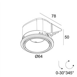 Delta Light PLAT-OH! TRIMLESS SOFT Built in spot