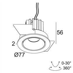 Delta Light MINI REO II OK X Recessed spot