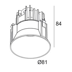 Delta Light Dieep Ringo Trimless Led IP recessed spot