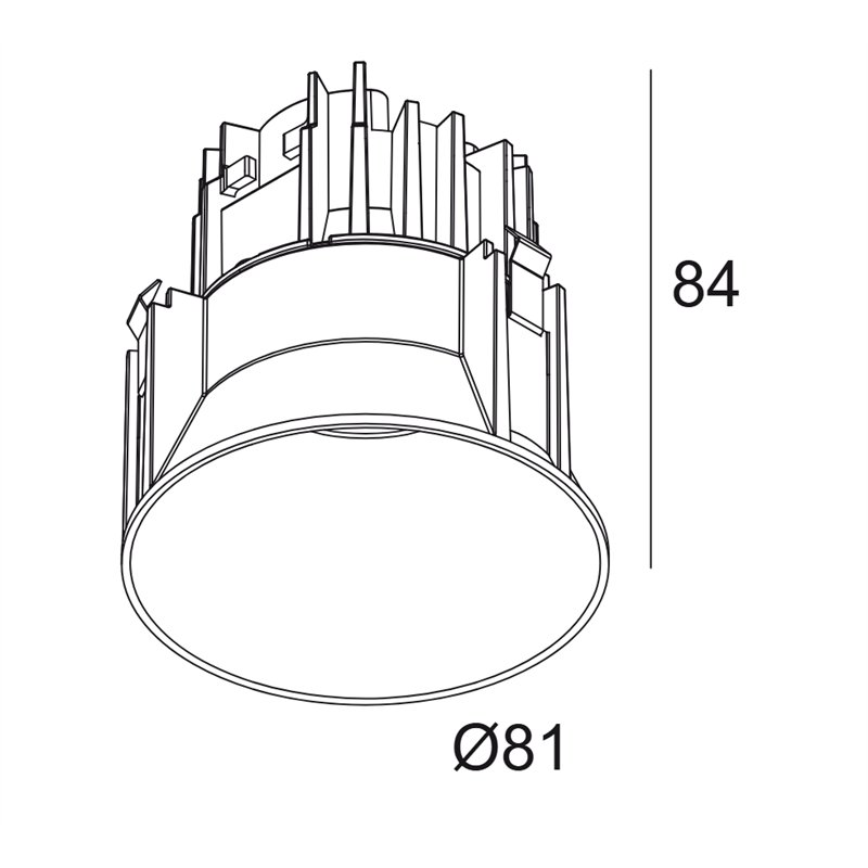 Delta Light Deep Ringo Trimless LED IP Inbouwspot