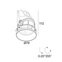 Delta Light Entero Rd-S Trimless Ip Soft Inbouwspot