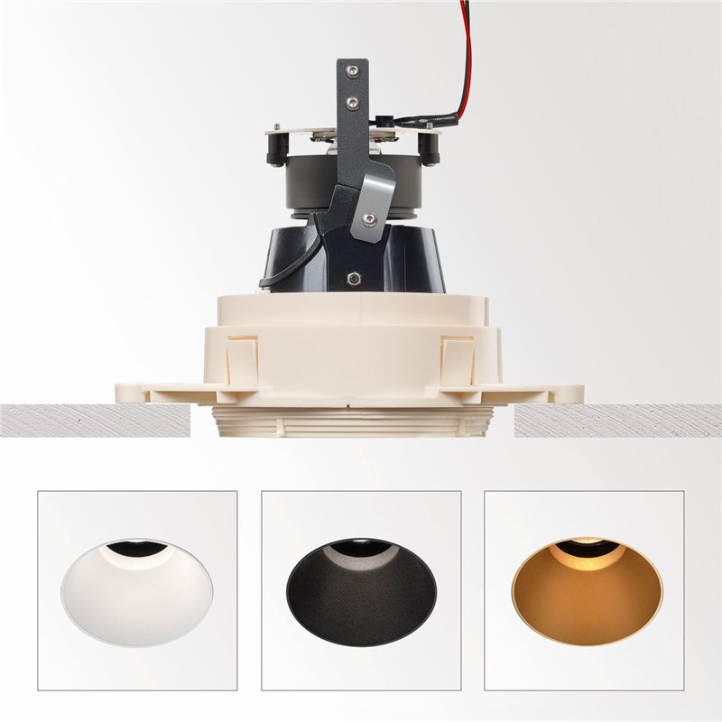 Delta Light iMAX II ROUND ADJUSTABLE TRIMLESS CL Inbouwspot