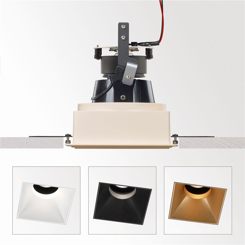 Delta Light iMAX II SQUARE ADJUSTABLE TRIMLESS CL Inbouwspot