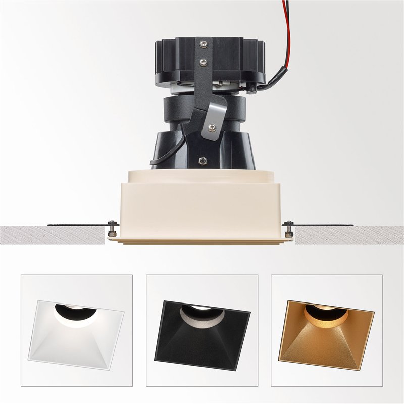 Delta Light Imax II Square Adjustable Trimless Lp Inbouwspot