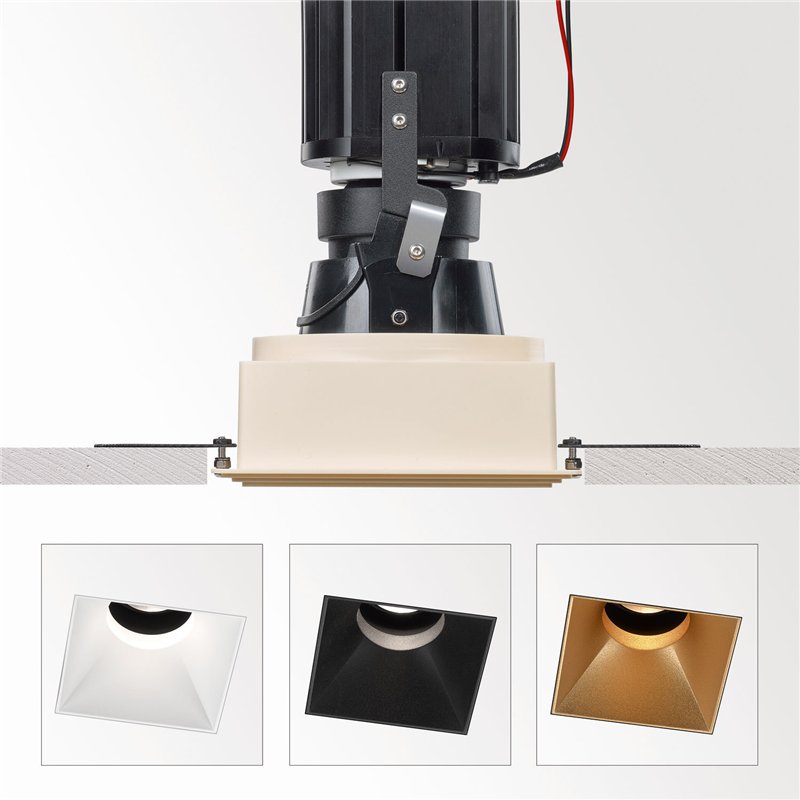 Delta Light iMAX II SQUARE ADJUSTABLE TRIMLESS MP Inbouwspot