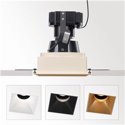 Delta Light iMAX II SQUARE ADJUSTABLE TRIMLESS SOFT Recessed spot