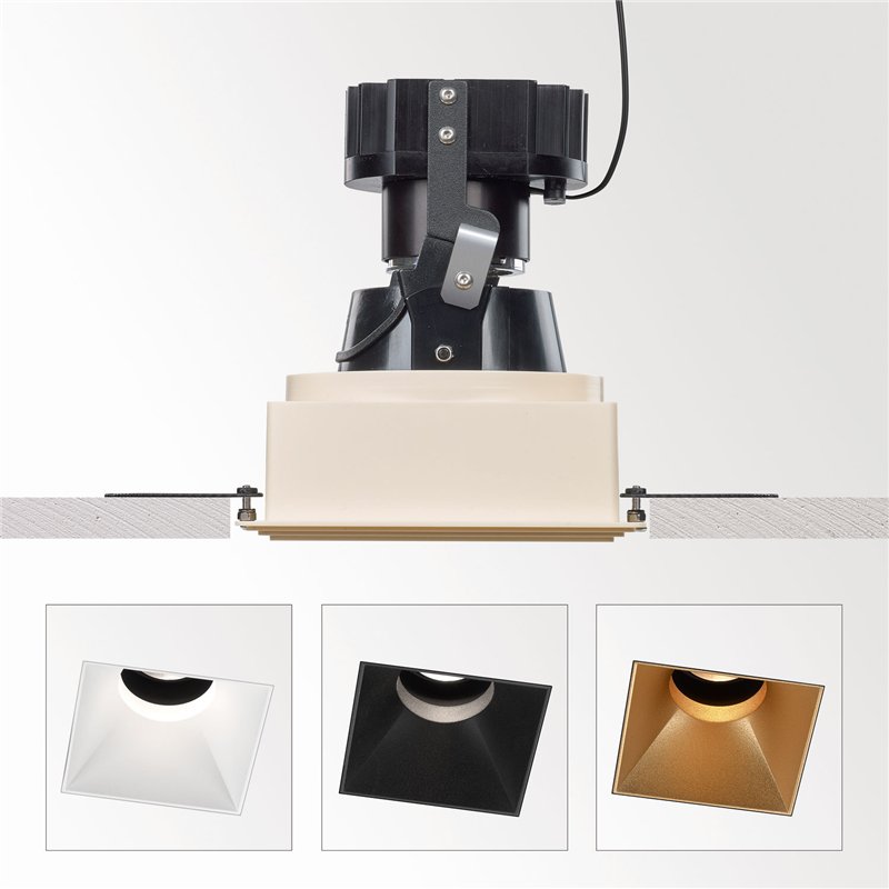 Delta Light iMAX II SQUARE ADJUSTABLE TRIMLESS SOFT Inbouwspot