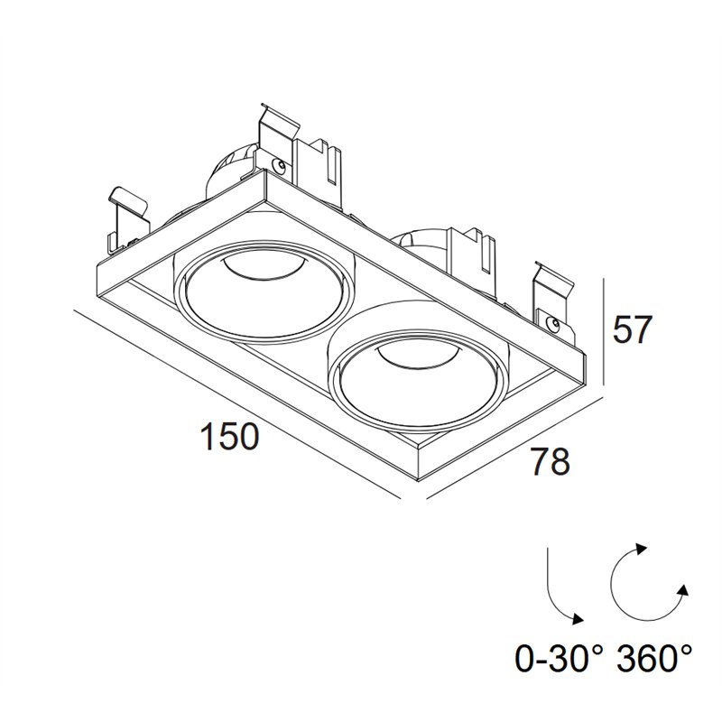 Delta Light Minigrid 67 In Trimless 2 Inbouwspot