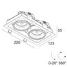 Delta Light Minigrid In 2 Hi Led recessed spot