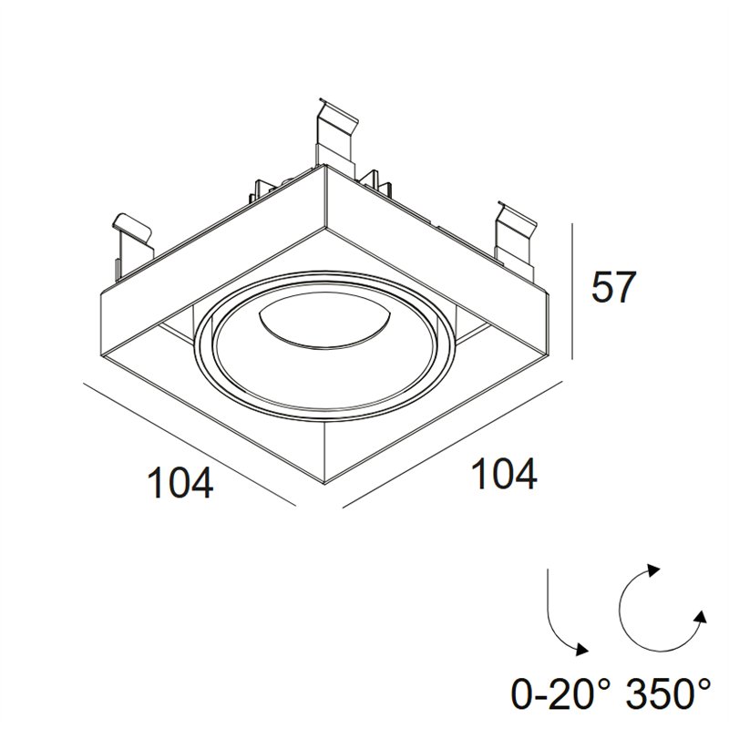 Delta Light Minigrid In Trimless 1 Inbouwspot