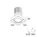 Delta Light Minigrid In Trimless 1 Hp Inbouwspot