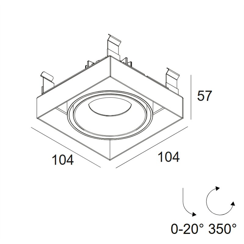 Delta Light Minigrid In Trimless 1 Soft Inbouwspot