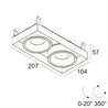 Delta Light Minigrid In Trimless 2 Soft recessed spot