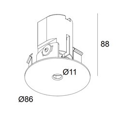 Delta Light NIME II AIR Recessed spot