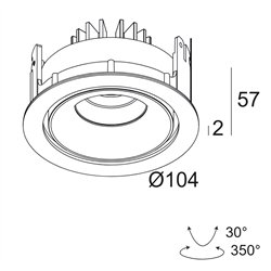 Delta Light Reo Ok Soft S2 recessed spot