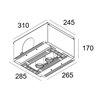 Delta Light Splitbox 2 Spy 52 recessed spot