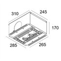 Delta Light Splitbox 2 Spy 52 Tw Inbouwspot
