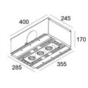 Delta Light Splitbox 3 Spy 52 Inbouwspot