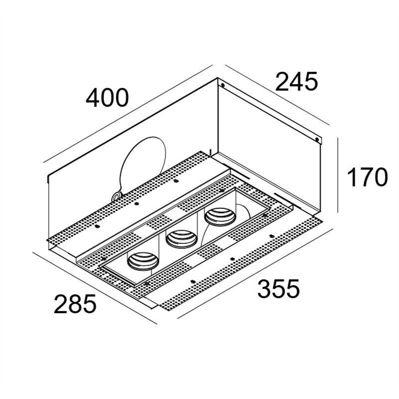 Delta Light Splitbox 3 Spy 52 Inbouwspot