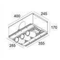 Delta Light Splitbox 3 Spy Focus Lp Inbouwspot