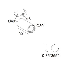 Delta Light Spy 39 Clip Soft recessed spot