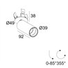 Delta Light Spy 39 Clip Focus recessed spot