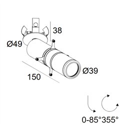Delta Light Spy 39 Clip Framer recessed spot