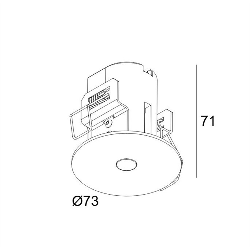 Delta Light NIME II WALLWASH Inbouwspot