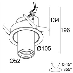 Delta Light SPY 52 ST HE Recessed spot