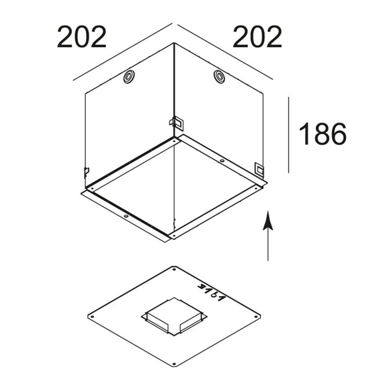 Delta Light CONCRETE BOX 161