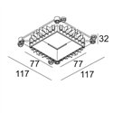 Delta Light MOUNTING KIT 75 TRIMLESS