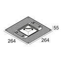 Delta Light MOUNTING KIT S102 TRIMLESS O.F.A.