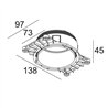 Delta Light MOUNTING KIT R82 TRIMLESS O.F.A.
