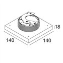 Delta Light MOUNTING KIT SPY 39/52 TRIMLESS CSC