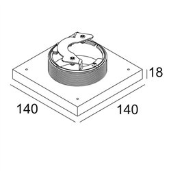 Delta Light MOUNTING KIT SPY 39/52 TRIMLESS CSC
