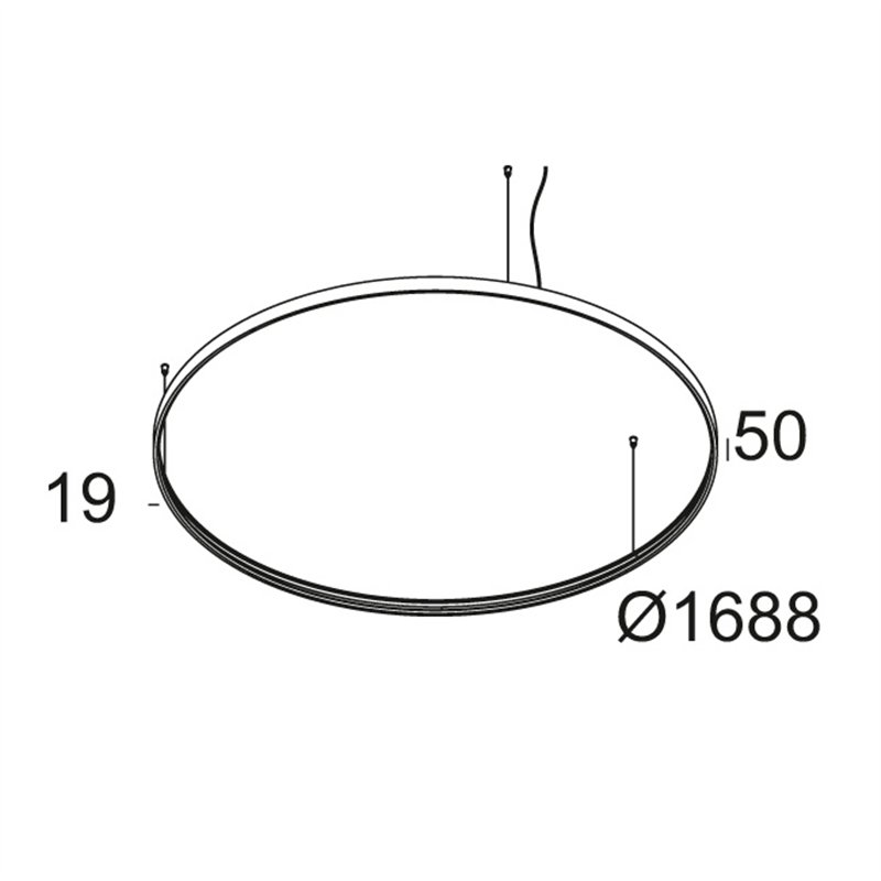 Delta Light SUPERLOOP HC 170 MDL Hanglamp