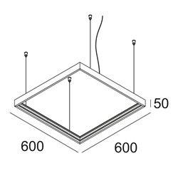 Delta Light SUPERLOOP S HC 106 MDL Suspension lamp